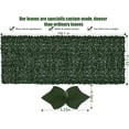 thumbnail image 2 of Faux Ivy Privacy Fence Screen Outdoor Expandable Artificial Greenery Roll Fake Hedge Wall Patio Green Plastic Leaf Plant Vine Grass Panels Gate Covering for Garden Yard Balcony (118.5x59.5 in), 2 of 6