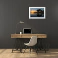 thumbnail image 3 of Jones, Adam 18x13 White Modern Wood Framed Museum Art Print Titled - Sable palms silhouetted at sunrise on the Econlockhatchee River, 3 of 4