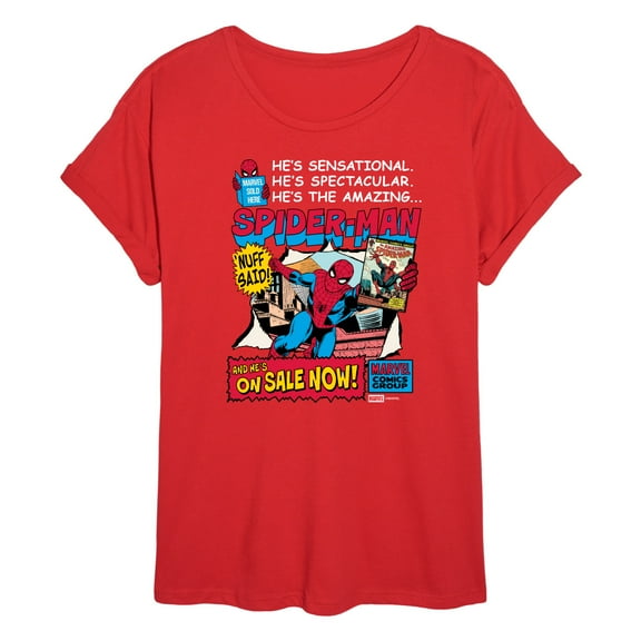 Marvel - Spider-Man He's Sensational Comic - Women's Graphic T-Shirt