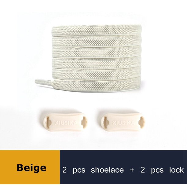 1 par de cordones elásticos planos sin atar cordones de zapatos Sneaker Shoelace adultos y niños cordones perezosos talla única para todos los accesorios de zapatosEstados Unidos Gao Jinjia LED