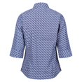 thumbnail image 2 of Regatta - Blusa Nimis V Flores Manga 3/4 para Mujer (Vaquero Dusty), 2 of 6