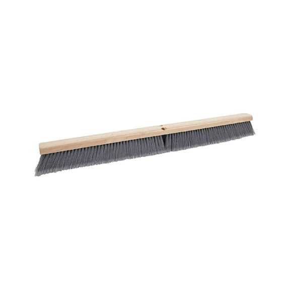 Bennium BWK20436 3 in. Flagged Polypropylene Bristles 36 in. Brush Floor Brush Head - Gray