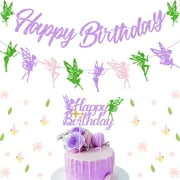 Fairy Birthday Decorations Cake Topper, by Jollyboom