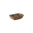 thumbnail image 1 of Tuxton GAR-552 Vitrified China Rectangular Side Dish Red Rock - 8 oz - 2 Dozen, 1 of 1