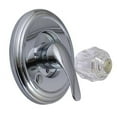 thumbnail image 2 of Kingston Brass KT695DT Tub with Shower Trim Kit Fits Delta Tub with Shower Faucet, Oil Rubbed Bronze, 2 of 3