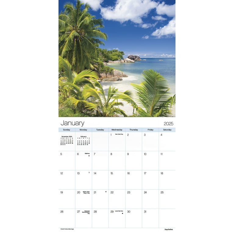 Beaches 2025 Calendar and Pocket Planner - Walmart.com beaches-2025-calendar-and-pocket-planner-walmart-com