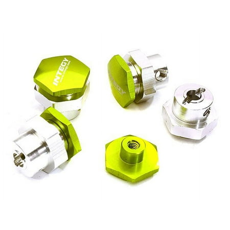 Integy RC Toy Model Hop-ups C28451GREEN Billet Machined 17mm Wheel Adapters (4) for Traxxas 1/10 Stampede 4X4 price history on PriceWatchPro