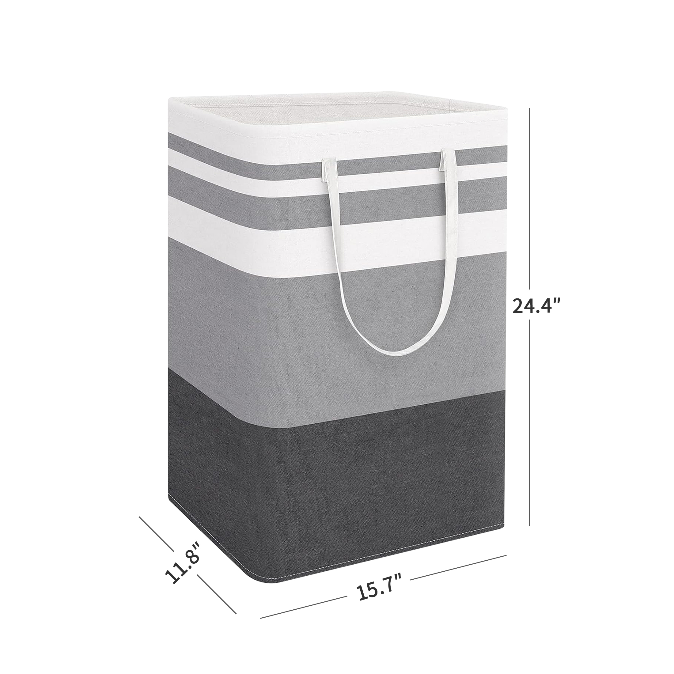Brotasdro 2-Pack 75L Laundry Basket, Waterproof Gray photo 3