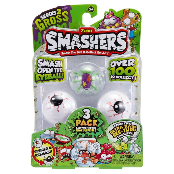 Smashers Smash Ball Collectibles Series 2 Gross by ZURU (3 Pack