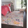 thumbnail image 5 of Nourison Passion Floral Silver 9' x 12' Area Rug, (9x12), 5 of 13