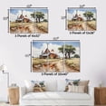 thumbnail image 4 of Designart "Patterns of a Farmhouse An Artistic Perspective I" Farm Metal Art Print Set, 4 of 5