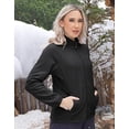 thumbnail image 2 of Pioneer Camp Women's Lightweight Fleece Jacket Full Zip Polar Soft Warm Winter Coat Antistatic Outwear with Zipper Pockets, 2 of 5