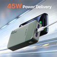 thumbnail image 2 of Power Bank JUOVI J2621 Pantalla LED PD 3.0 QC 4.0 de 20000 mAh, 45 W, 2 of 7