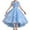 Light Blue&h, variant on Kids Girl Sleeveless Pageant Dress Sequin Shining Wedding Gown Flower Solid Color Girls Elegant Lace Party Princess Dresses Gowns