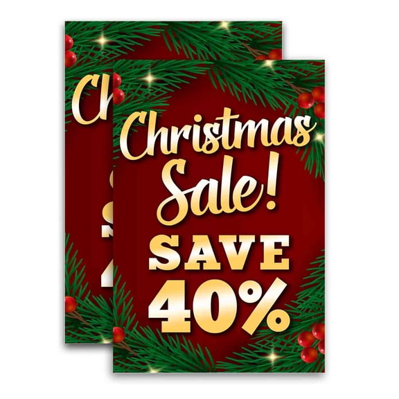 Christmas Special (24" X 36") Vinyl Decal Only (Pack of 2) |Sign|Sticker|Poster