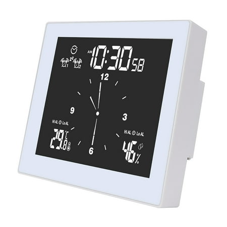 

Indoor Bathroom Thermometer Hygrometer Clock Multifunctional Timing Waterproof Function Clock With