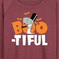 thumbnail image 3 of SpongeBob SquarePants - Boo-tiful - Women's Lightweight French Terry Long Sleeve Shirt, 3 of 6