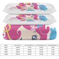 thumbnail image 2 of HAHDAXIA Mermaid Bedding Solid Comforter Set for All Seasons 3 Pieces(1 Comforter+2 Pillowcases) Soft Microfiber Bedding Set Queen(90"x90"), 2 of 7