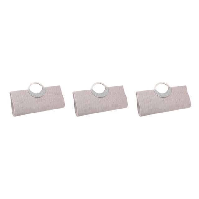 Guardoinrt Sac à Main de Soirée Robuste et Durable Compagnon Fiable pour Sortie Nocturne Polyester Pochettes pour Femmes Sac de Soirée Élégant Abricot 3Set