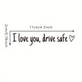 thumbnail image 2 of Drive Stickers 11 X 2 Cm I You Drive Heart Sticker Rear View Sticker Sticker for Rear View, 2 of 8