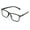 Grey, variant on V.W.E. Men Premium Reading Glasses TR90 with Extended Temple - Clear Lens Reader - Spring Hinge Temple 2.50