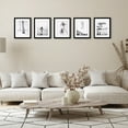 thumbnail image 3 of Americanflat 11x14 Picture Frame with Polished Plexiglass with 8x11 Mat 5 Pack Display Photo Galleria - Black, 3 of 8