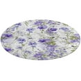 thumbnail image 4 of Floral Colorful Flower Round Rugs -Washable Non-Slip Small Round Area Rug Throw Soft Circle Rugs for Bedroom, Modern Print Indoor Carpet for Entryway Sofa Living Room, 4 of 6