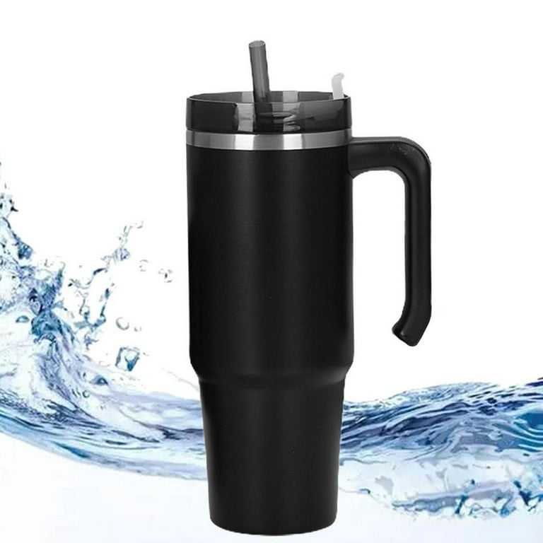 30oz 1200ml Thermos Cup Portable Coffee Mug Thermal Leak-proof Water Bottle  with Straw Insulated Bottle 304 Stainless Steel Cup - AliExpress