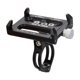 thumbnail image 1 of Soporte universal para teléfono móvil de bicicleta con montaje en manillar y soporte para altavoz Negro, 1 of 9