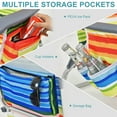 thumbnail image 5 of Canddidliike 4-Pack 5-Position Outdoor Folding Backpack Beach Reclining Chair with Pillow-Yellow, Folding Aluminum Webbed Lawn Chairs with Detachable Cup Holder, 5 of 6