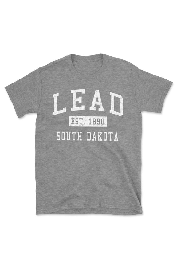 Lead South Dakota Classic Established Men's Cotton T-Shirt