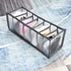 thumbnail image 2 of Sywqhk Caja de almacenamiento de ropa interior Cajón organizador de sujetadores (gris) (7 rejillas) Sywqhk Para estrenar, 2 of 4