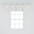thumbnail image 2 of Ambesonne Watercolor Window Valance, Vintage Floral Motif, 42" x 18", Multicolor, 2 of 3
