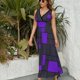 thumbnail image 3 of Vestido De Noche De Lujo Sin Mangas Para Mujer, Geometry Vestido De Fiesta, 3 of 5