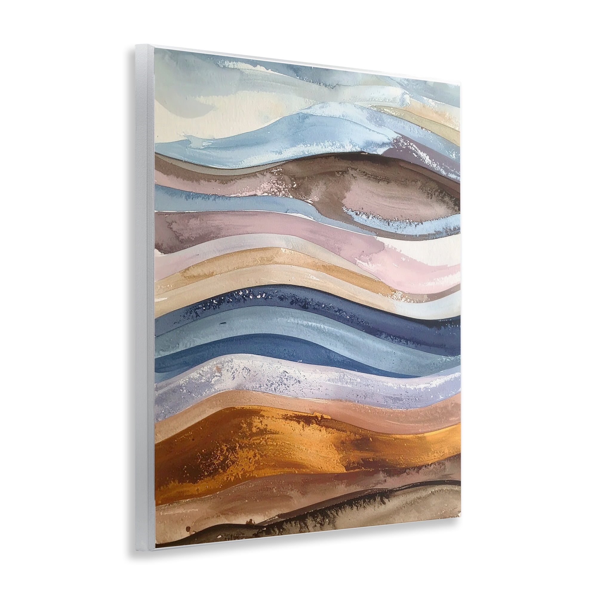 Stupell Industries Ocean Flow Layers Wall Plaque Art, design by Alonza Saunders
