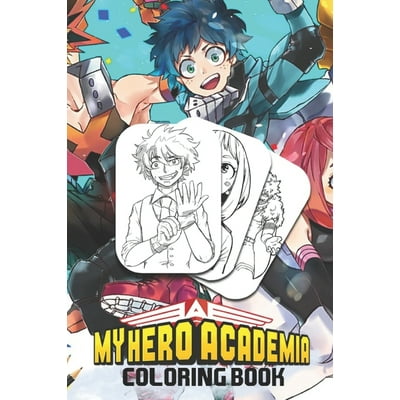 pics Anime Mha Coloring Pages my hero academia coloring book super edition my hero academia coloring pages for everyone adults teenagers tweens kids boys girls paperback