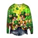 thumbnail image 2 of Xuyuer St. Patrick's Day Fashion Women's Casual Long Sleeve Printing Round Neck Loose Blouse Hoodless Sweatshirt, Trendy Comfort Top for Daily Streetwear, Spring Summer Layering and Relaxed Weekends, 2 of 5