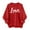 Z10-Red womens sweatshirt, variant on Qetyuw Valentines Day Sweatshirt Women Love Heart Graphic Pullover Casual Crew Neck Long Sleeves Tops Athletic Comfy Sweatshirts