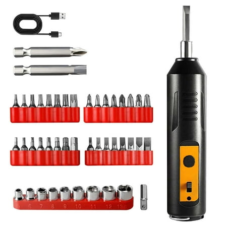 

FORYULIK Home Screwdriver For Small Screws Brushless Electric Screwdriver Household Small Multi Function Usb Rechargeable Dual Lithium Electric Drill