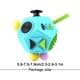 thumbnail image 4 of Bewildely Cubo de descompresión Juguete antiestrés Rotación flexible Nuevo Magic Square Fingertips Movilidad Anti-ansiedad Fidget Controller Juguetes B3Negro Verde Azul, 4 of 6