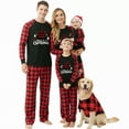 thumbnail image 4 of YWDJ Matching Christmas Outfits Toddler and Infant 3T Red Fashion Christmas Parent Child Set Plaid Print Homewear Pajamas Two Piece Child Set, 4 of 7