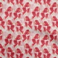 thumbnail image 1 of oneOone Georgette Viscose Red Fabric Floral Craft Projects Decor Fabric Printed By The Yard 42 Inch Wide, 1 of 5
