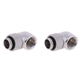 thumbnail image 1 of Adaptador Conector G1/4 Rosca 90 Grados Montaje Giratorio Refrigerado Por Agua Plata, 1 of 5
