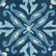 thumbnail image 3 of SAFAVIEH Four Seasons Saranna Geometric Polyester Area Rug, Blue/Multi, 4' x 6', 3 of 4