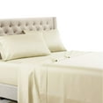 thumbnail image 1 of Royal Tradition Solid 600 Thread Count, 100-Percent Cotton Full Bed Sheets Set (Ivory) Breathable, Deep Pocket, 4 Piece Sheet Set, 1 of 4