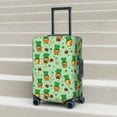 thumbnail image 6 of Fotbe St. Patrick's day Luggage Cover Protector, Suitcase Protector，Scratch and Dirt Resistant, Fits 18-32 Inch Luggage-Large, 6 of 7