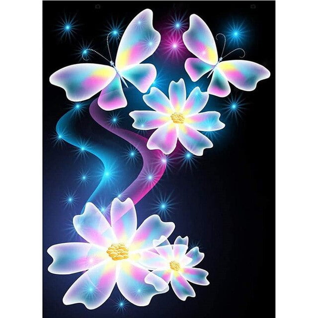 JIEME DIY 5D Diamond Painting Flower Full Round Mosaic Landscape Flower Diamond Embroidery Picture Rhinestone For Home Decor
