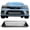 Gloss Black, variant on Ikon Motorsports Front Lower Grille Fits 2022-2024 Honda Civic Sedan & Hatchback Type R TR Style Gloss Black PP Replacement Front Bumper Hood Grille