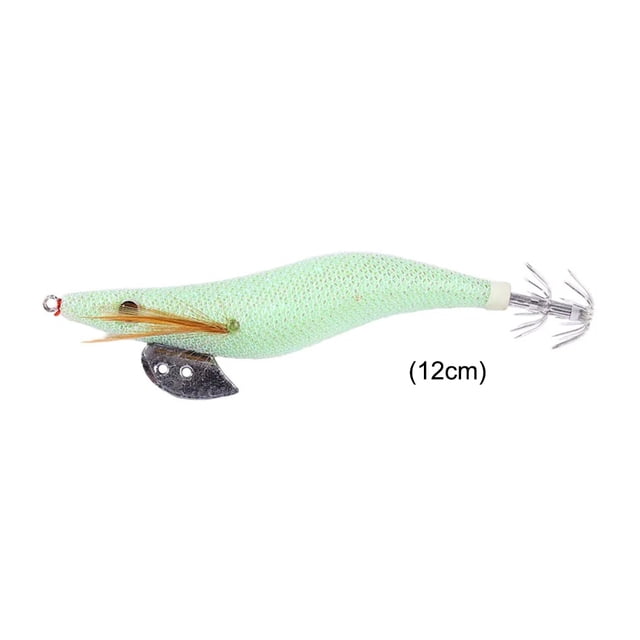 Cebo de Pesca Luminoso Wdftyju con Anzuelos de Calamar y Señuelos de Pulpo
