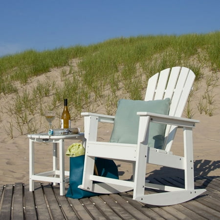 POLYWOOD® South Beach Recycled Plastic Adirondack Rocking Chair